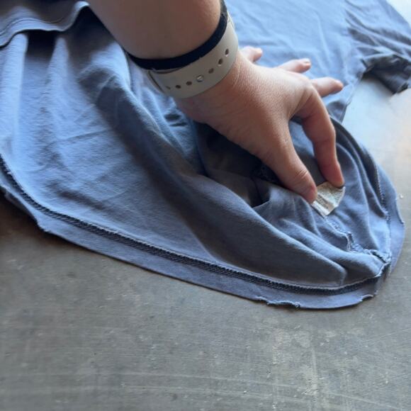 Modish Rebel Outsider Skeleton T-Shirt Women's M Blue Flint Graphic Tee - Picture 8 of 14